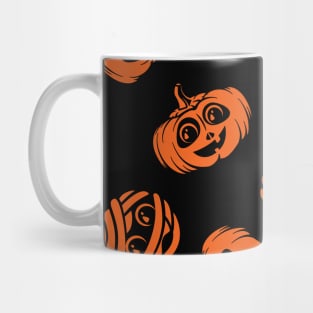 Cute Pumpkins and Mummy Heads Mug